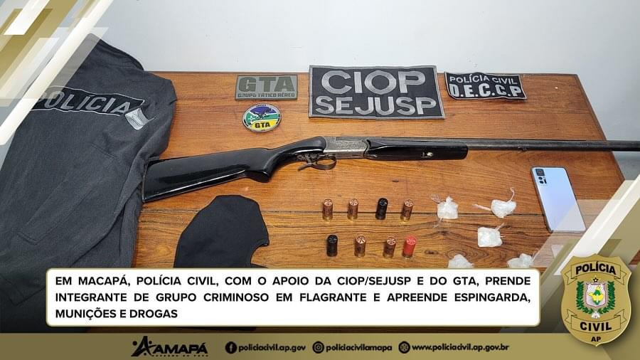 Em MacapÁ PolÍcia Civil Com O Apoio Da Ciop Sejusp E Do Gta Prende